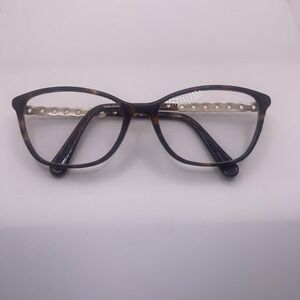 Coach Eyeglasses Women FRAME ONLY HC6121 Cat Eye 55-17-140 Dark Tortoise 801